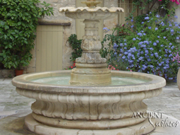 antique reclaimed stone fountain